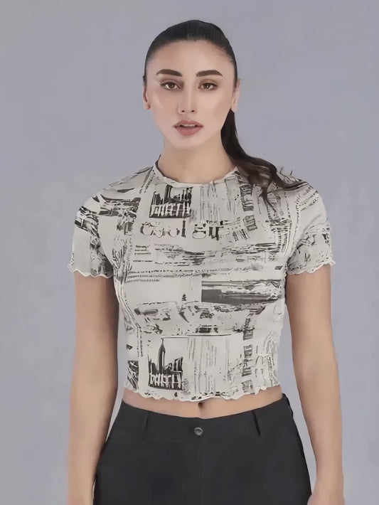 Casual Lightweight Printed Tee – Perfect for Spring & Summer